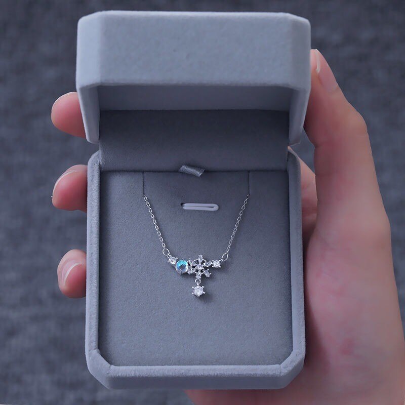 Aurora Snowflake Necklace