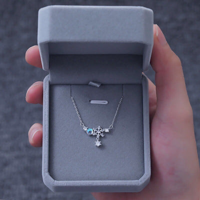 Aurora Snowflake Necklace