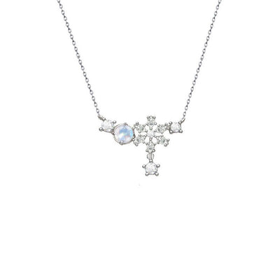 Aurora Snowflake Necklace