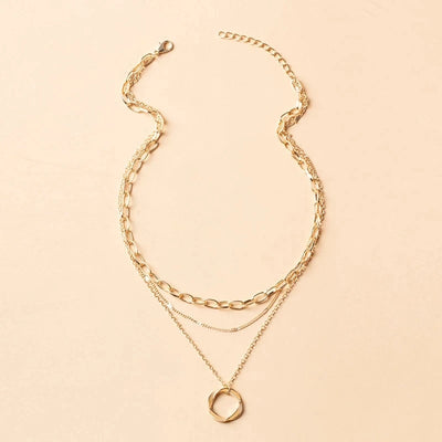 Vintage Gold Layered Chain