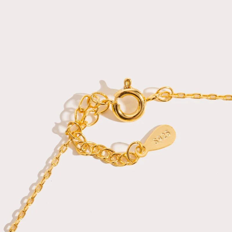 White Opal Heart Necklace