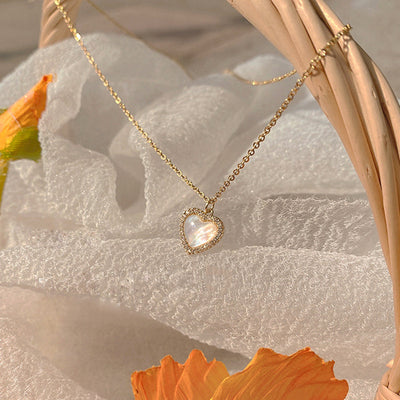 White Opal Heart Necklace™