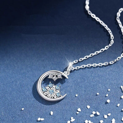 Moon Snowflake Necklace™